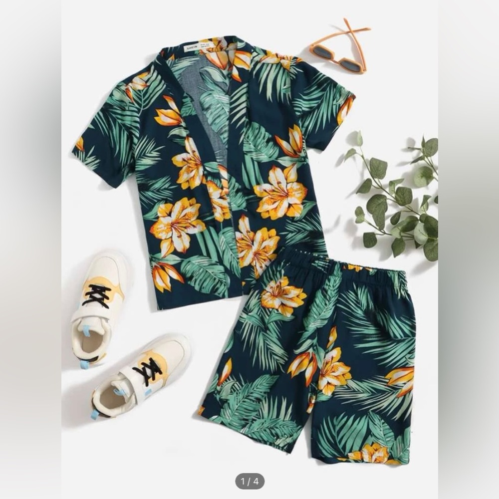 Boys matching two piece set